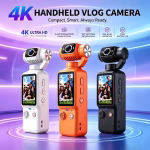 Camera - 4K HD Vlog Camera with a 180° Rotating Lens