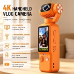 Camera - 4K HD Vlog Camera with a 180° Rotating Lens